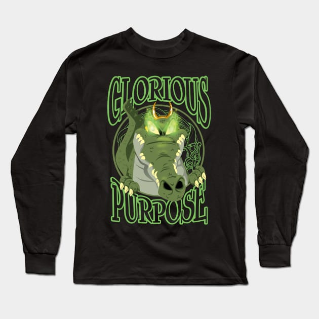 Glorious Purpose Long Sleeve T-Shirt by CuddleswithCatsArt